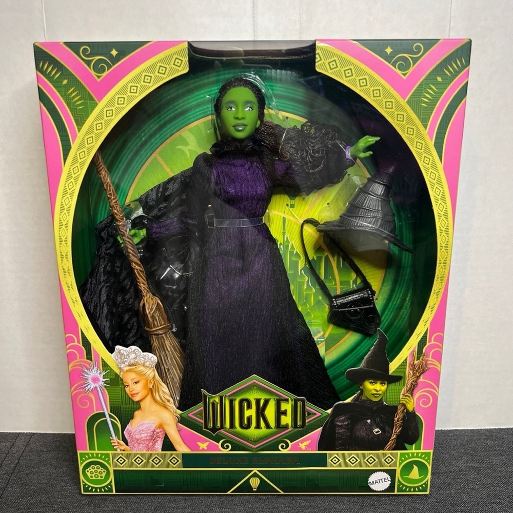 Mattel Wicked Witch Doll - Green and Black